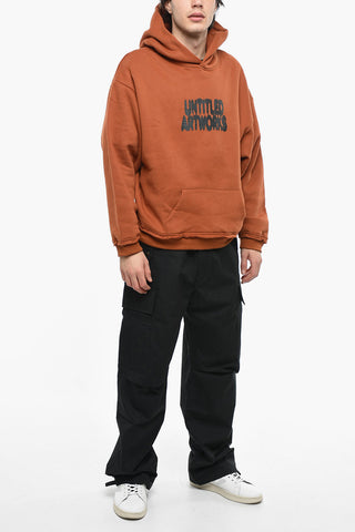 Patch Pocket Fleeced Cotton Hoodie