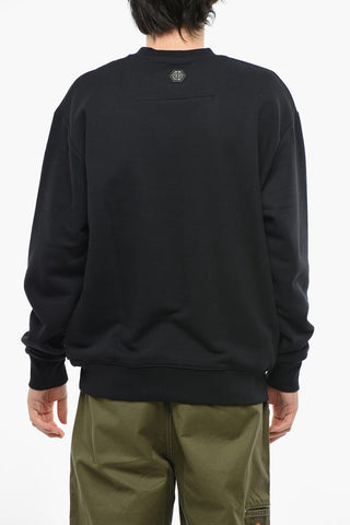 SWITZERLAND Crew-neck Sweatshirt with Contrasting Logo