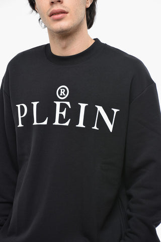 SWITZERLAND Crew-neck Sweatshirt with Contrasting Logo