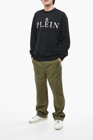 SWITZERLAND Crew-neck Sweatshirt with Contrasting Logo