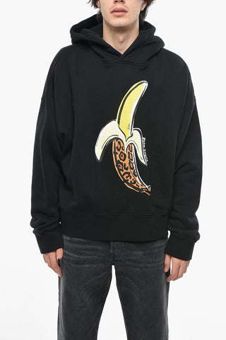 Printed Hoodie Cotton Sweatshirt
