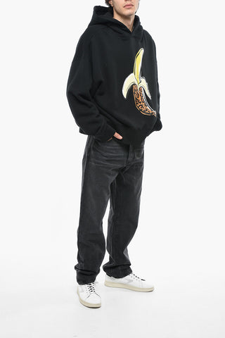 Printed Hoodie Cotton Sweatshirt