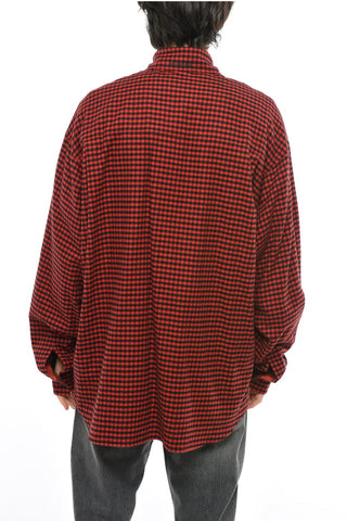 UNISEX Padded Reversible Shirt with Check Pattern