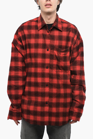 UNISEX Padded Reversible Shirt with Check Pattern