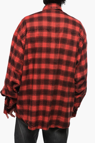 UNISEX Padded Reversible Shirt with Check Pattern