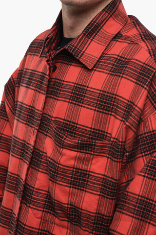 UNISEX Padded Reversible Shirt with Check Pattern