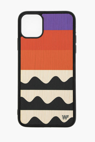 Cover Rigida RIGA ROSSA in Legno Per Iphone 13