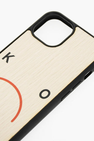 Wooden KO Iphone 12 Hard Case