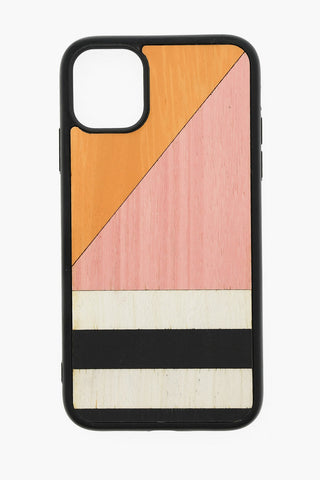 Cover Rigida RATIO PINK in Legno Per Iphone 11 Pro Max