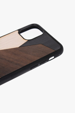 Rigid Wooden Case QUARTZ with Geometric Pattern for Iphone 11 Pro Max