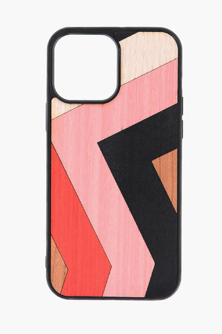 Wooden SUNSET Iphone 13 Pro Max Hard Case 
