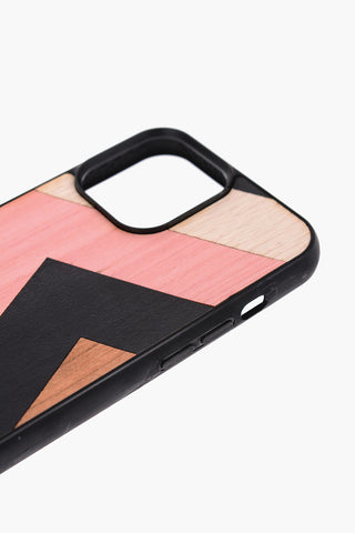 Wooden SUNSET Iphone 13 Pro Max Hard Case 