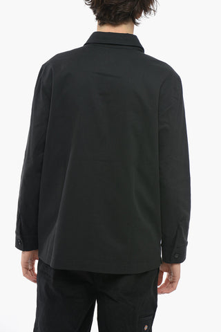 Double Breast Pockets Twill FOLLI Overshirt