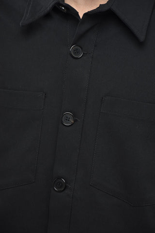 Double Breast Pockets Twill FOLLI Overshirt