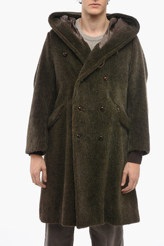 EQUIPMENT Cappotto Oversized Doppiopetto con Cappuccio