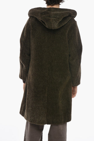 EQUIPMENT Cappotto Oversized Doppiopetto con Cappuccio