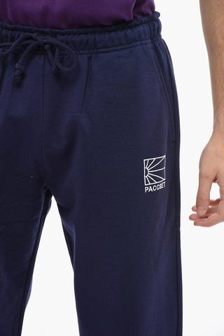 Joggers in Cotone Leggero con Elastico in Vita