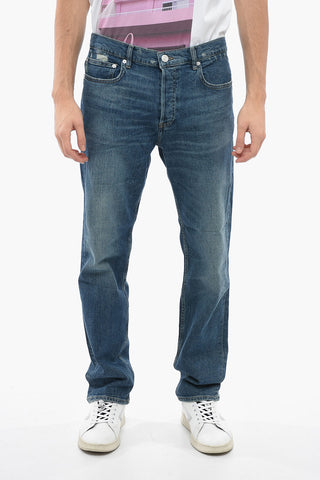 Stragiht Fit jeans With Distressed Details