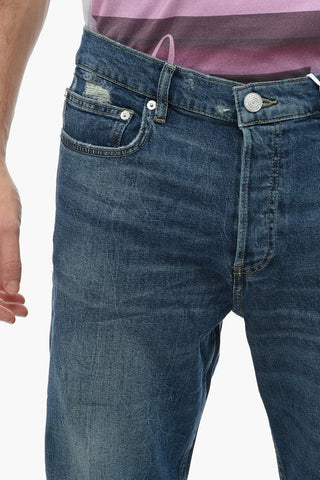 Stragiht Fit jeans With Distressed Details
