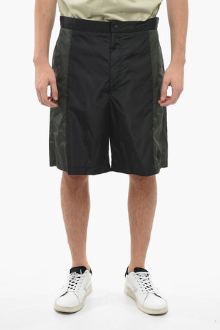 BORN TO PROTECT Perforated Insert Nylon Shorts