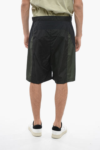 BORN TO PROTECT Perforated Insert Nylon Shorts