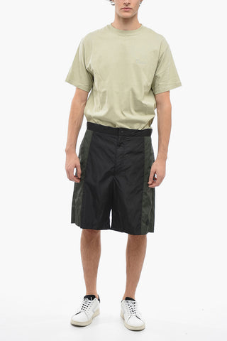 BORN TO PROTECT Perforated Insert Nylon Shorts