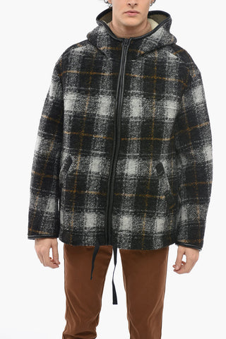 KURTIS Wool Jacket with Check Pattern