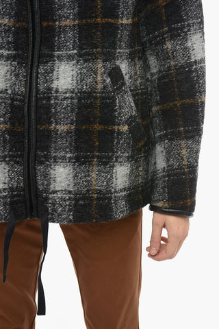 KURTIS Wool Jacket with Check Pattern