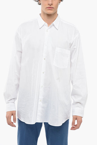 SHIRT Cotton Popline Shirt with Classic Collar