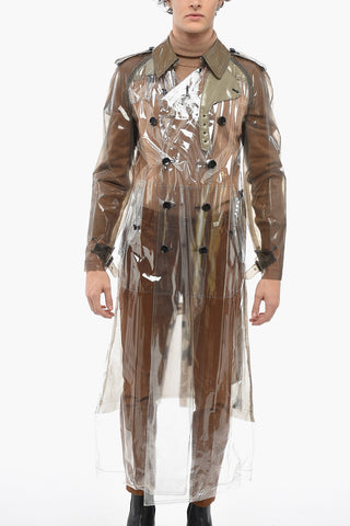 HOMME PLUS Trench See Through NAKED in Polivinile