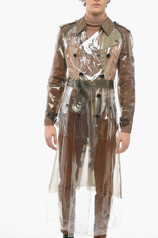 HOMME PLUS Trench See Through NAKED in Polivinile
