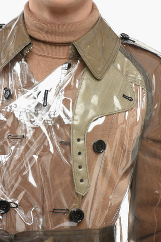 HOMME PLUS Trench See Through NAKED in Polivinile