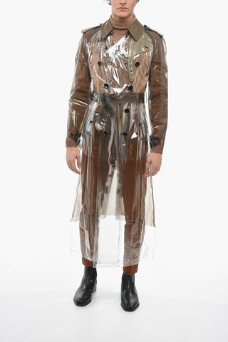 HOMME PLUS Trench See Through NAKED in Polivinile