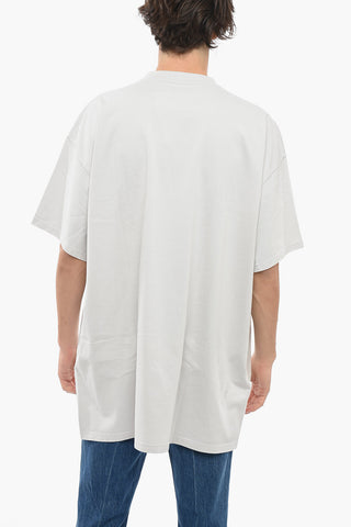 Oversized BUNNY T-shirt with Graphic Print