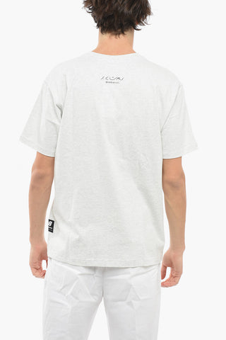 Frontal Printed Cotton Crew-Neck T-shirt