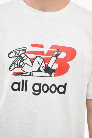 Frontal Printed Cotton Crew-Neck T-shirt