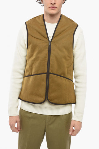 Front Zipped Reversible Eco-fur Vest