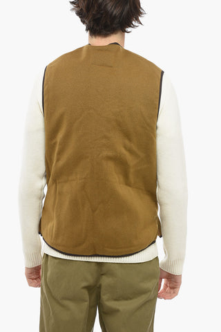 Front Zipped Reversible Eco-fur Vest