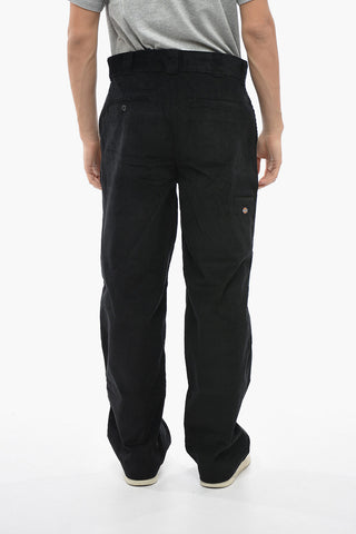 Corduroy HIGGINSON Pants with Belt Loops