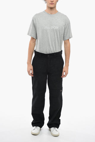 Corduroy HIGGINSON Pants with Belt Loops