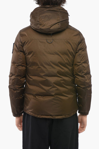 RIPSTOP Hooded Down Jacket with Pockets