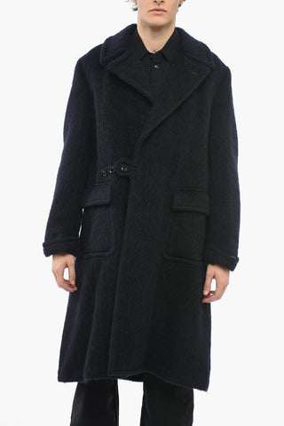 ATTIRE Cappotto Semifoderato in Misto Mohair