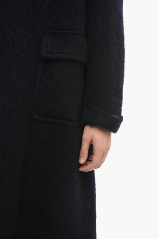 ATTIRE Cappotto Semifoderato in Misto Mohair