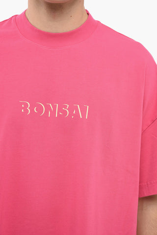 Oversized Cotton Crew-Neck T-shirt with Logo