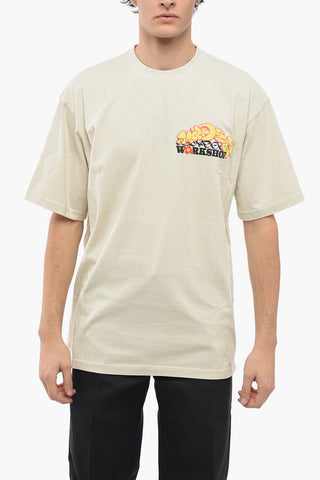 T-shirt Girocollo RANDOM WORKSHOP con Maxi Stampa sul Retro