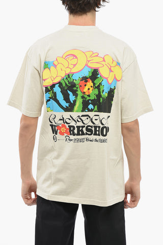 T-shirt Girocollo RANDOM WORKSHOP con Maxi Stampa sul Retro