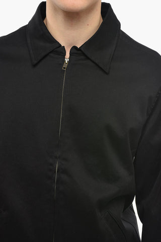 Solid Color Lightweight Jacket with Zip Closure