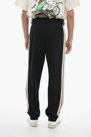 Joggers con Coulisse Logata e Bande Laterali