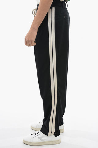Joggers con Coulisse Logata e Bande Laterali