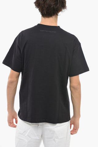 Crew Neck HANGOVER T-Shirt with Glittered Print